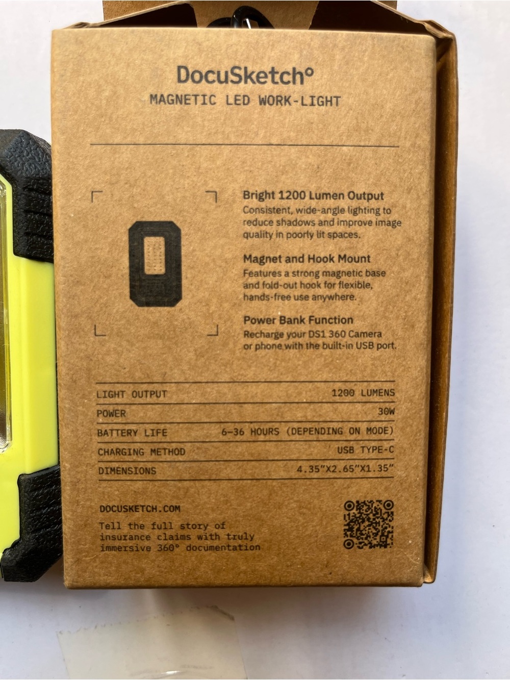 Rechargeable magnetic LED Work Light - Picture 4 of 4